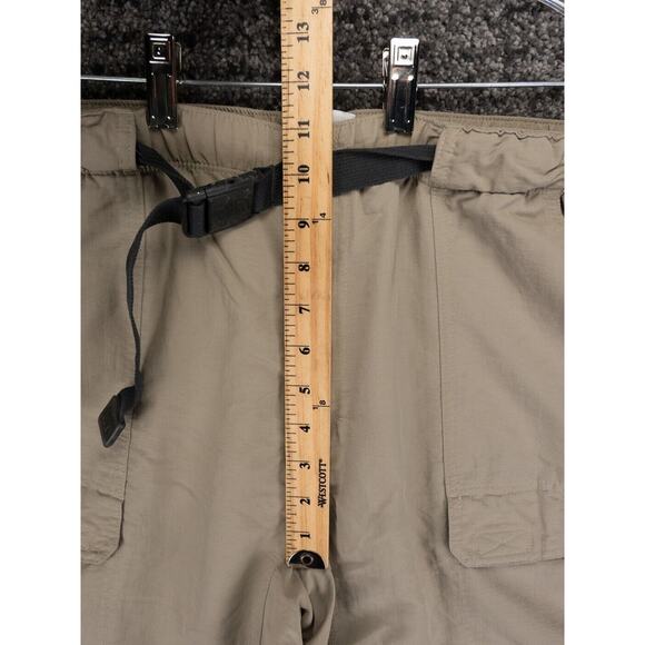 The North Face Convertible Cargo Pants Mens 2XL Beige Belted Flex Waist Gorpcore - Picture 11 of 16